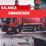 Imagem para descrever balança Rodoviária com um caminhão